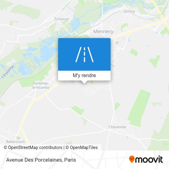 Avenue Des Porcelaines plan