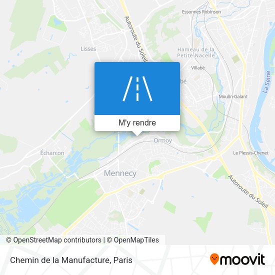 Chemin de la Manufacture plan