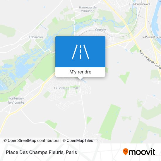Place Des Champs Fleuris plan