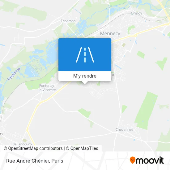 Rue André Chénier plan