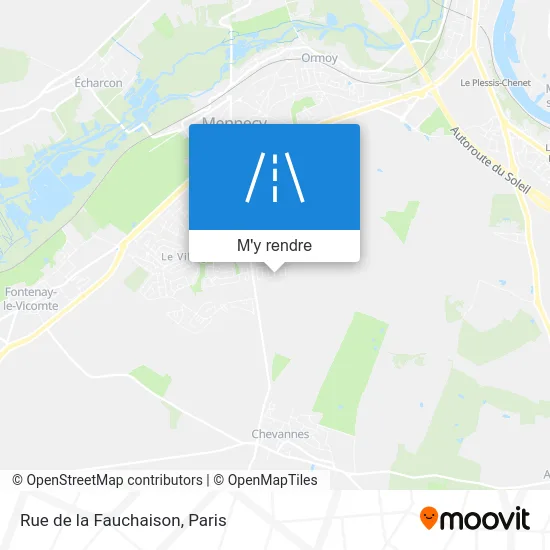 Rue de la Fauchaison plan