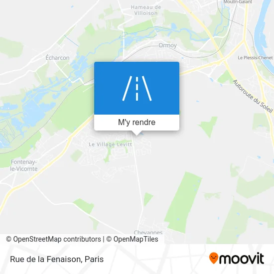 Rue de la Fenaison plan