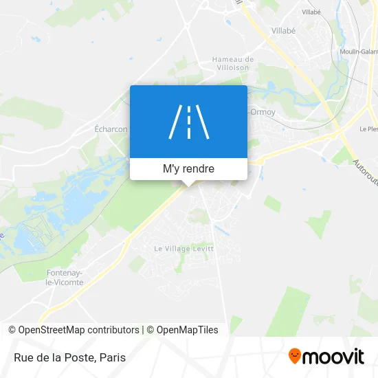 Rue de la Poste plan