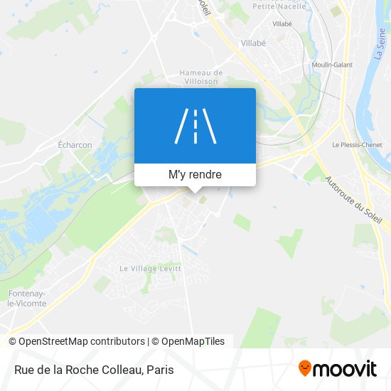 Rue de la Roche Colleau plan
