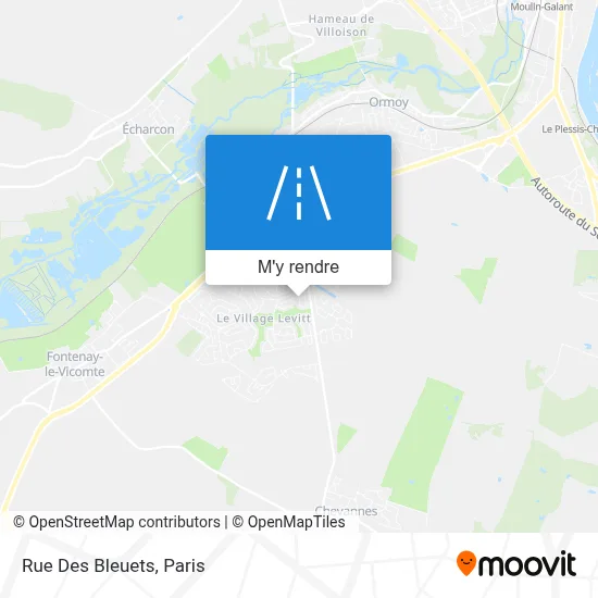 Rue Des Bleuets plan