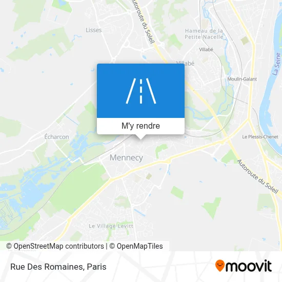 Rue Des Romaines plan