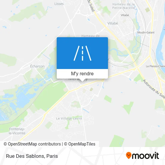 Rue Des Sablons plan