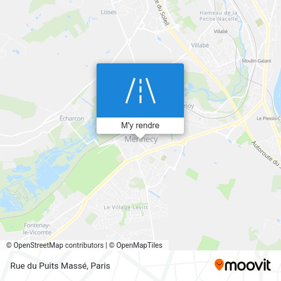 Rue du Puits Massé plan