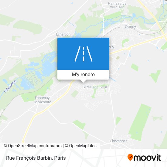 Rue François Barbin plan