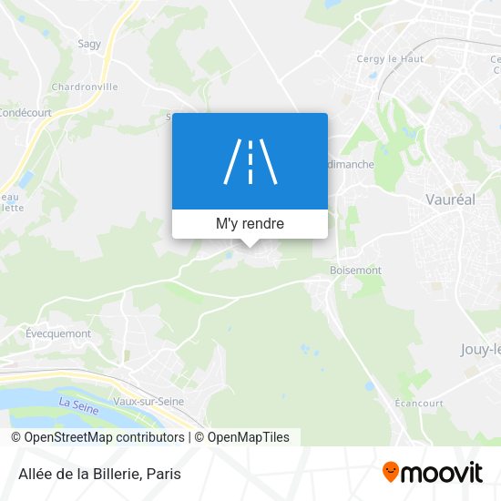 Allée de la Billerie plan