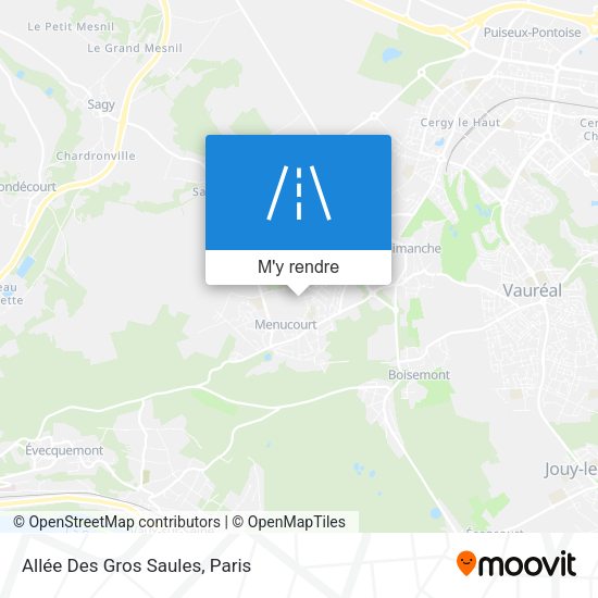 Allée Des Gros Saules plan