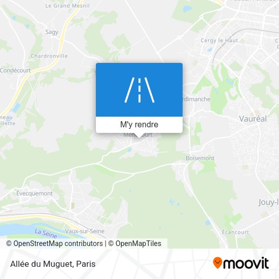 Allée du Muguet plan