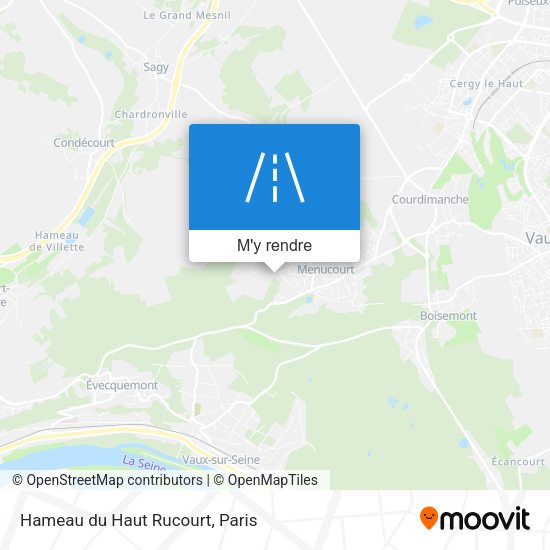 Hameau du Haut Rucourt plan