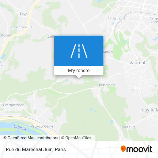 Rue du Maréchal Juin plan