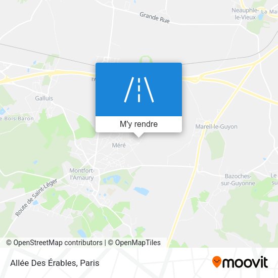 Allée Des Érables plan