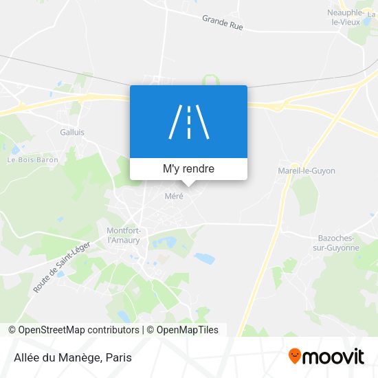 Allée du Manège plan