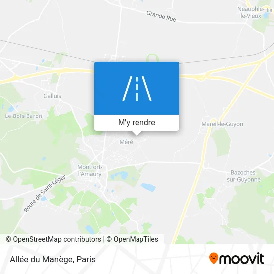 Allée du Manège plan