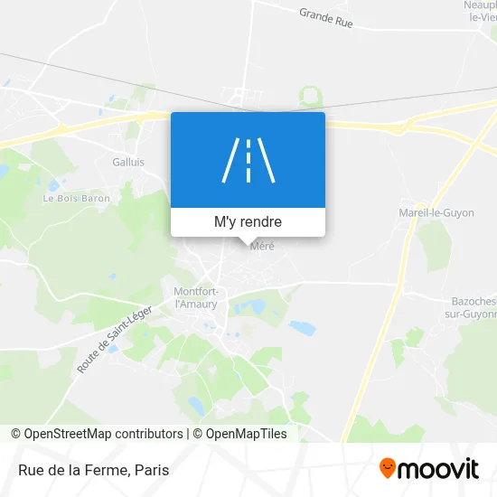 Rue de la Ferme plan