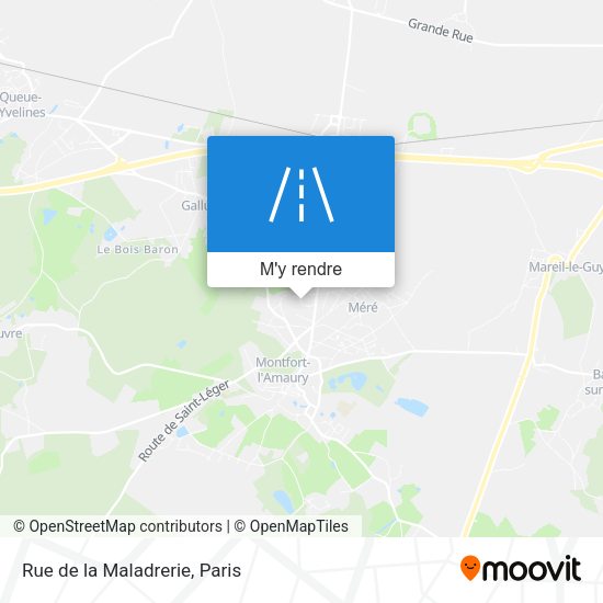 Rue de la Maladrerie plan
