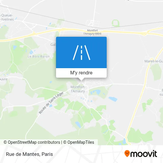 Rue de Mantes plan