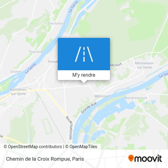 Chemin de la Croix Rompue plan