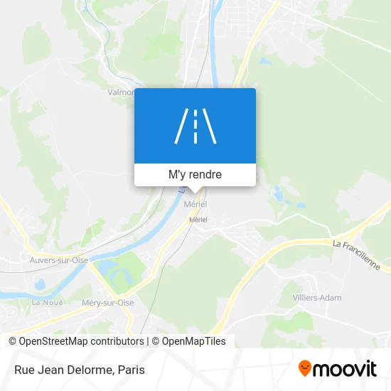 Rue Jean Delorme plan