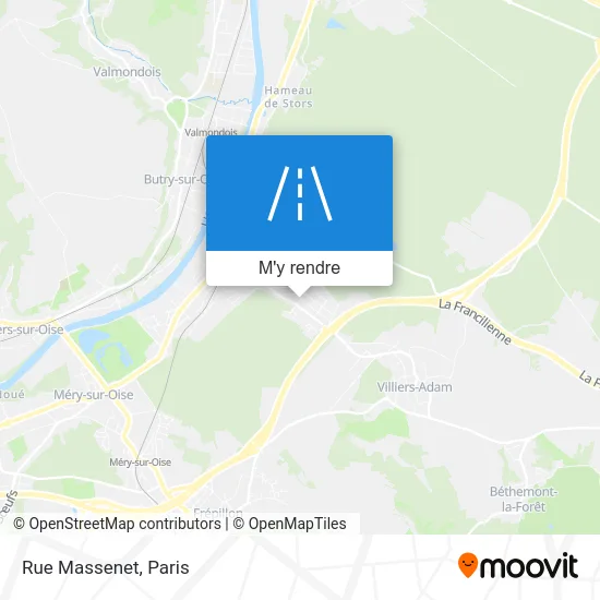Rue Massenet plan
