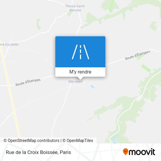 Rue de la Croix Boissée plan