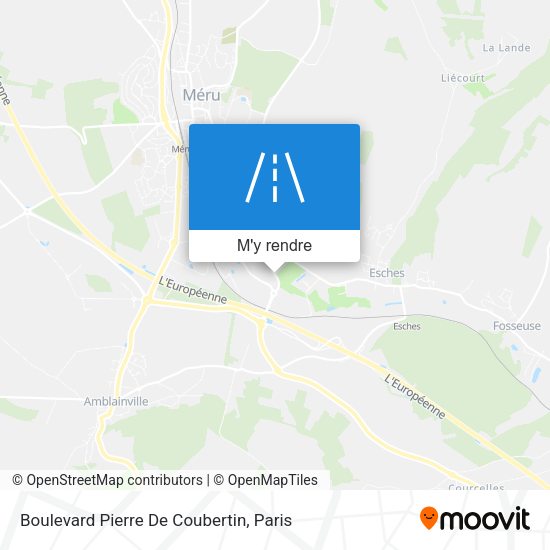 Boulevard Pierre De Coubertin plan