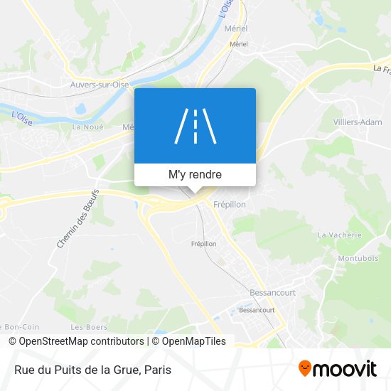 Rue du Puits de la Grue plan