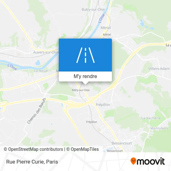 Rue Pierre Curie plan