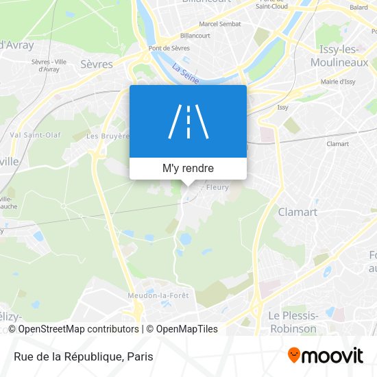 Rue de la République plan