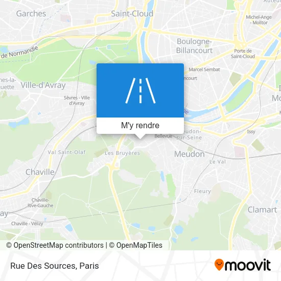Rue Des Sources plan