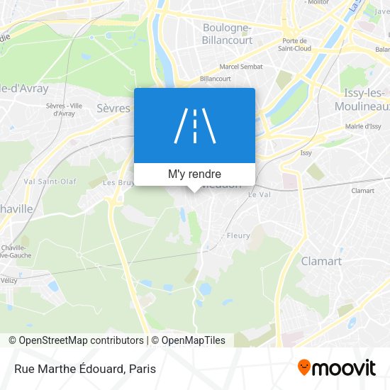 Rue Marthe Édouard plan