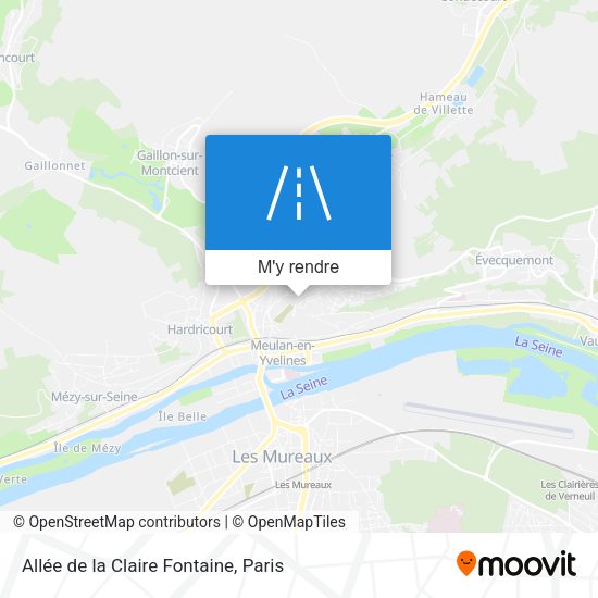 Allée de la Claire Fontaine plan