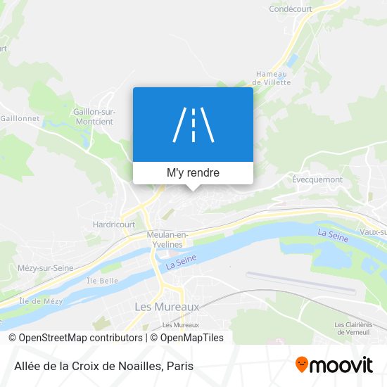 Allée de la Croix de Noailles plan