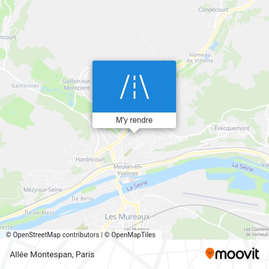 Allée Montespan plan