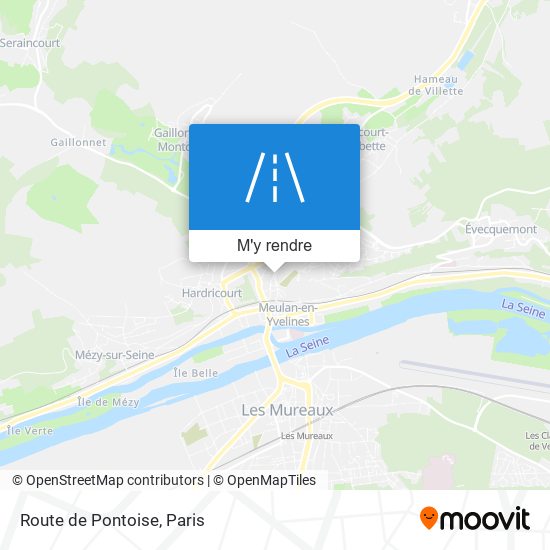 Route de Pontoise plan