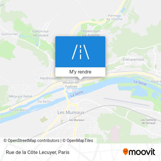 Rue de la Côte Lecuyer plan
