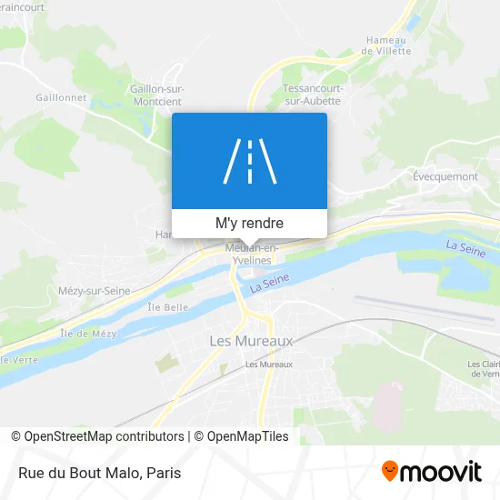 Rue du Bout Malo plan