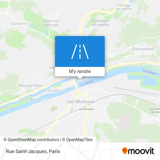 Rue Saint-Jacques plan