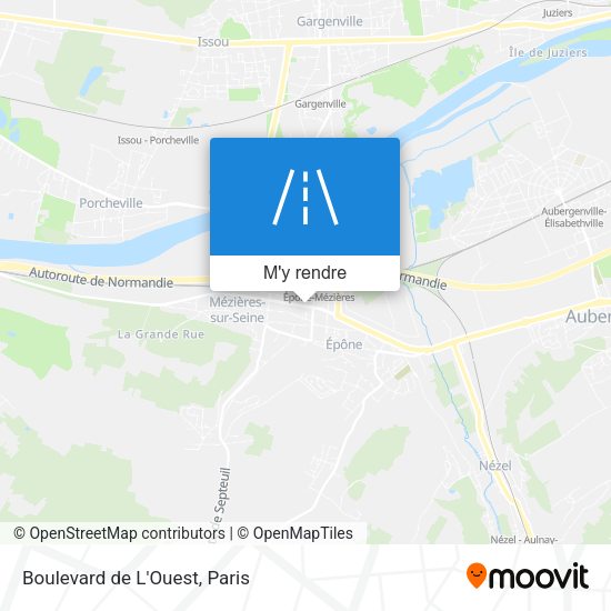 Boulevard de L'Ouest plan