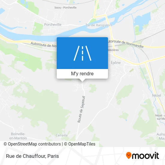 Rue de Chauffour plan