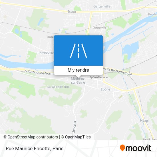 Rue Maurice Fricotté plan