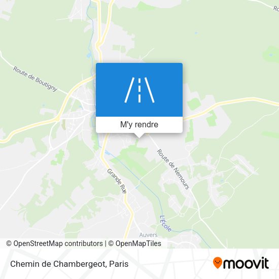 Chemin de Chambergeot plan