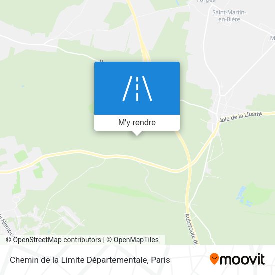 Chemin De La Limite Départementale plan