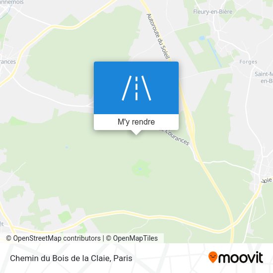 Chemin Du Bois De La Claie plan