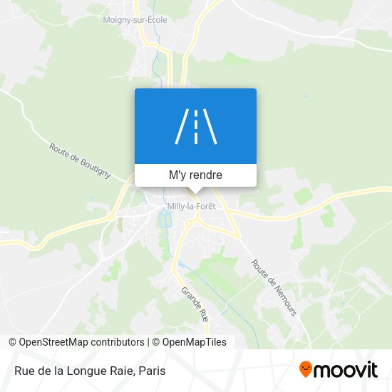 Rue de la Longue Raie plan