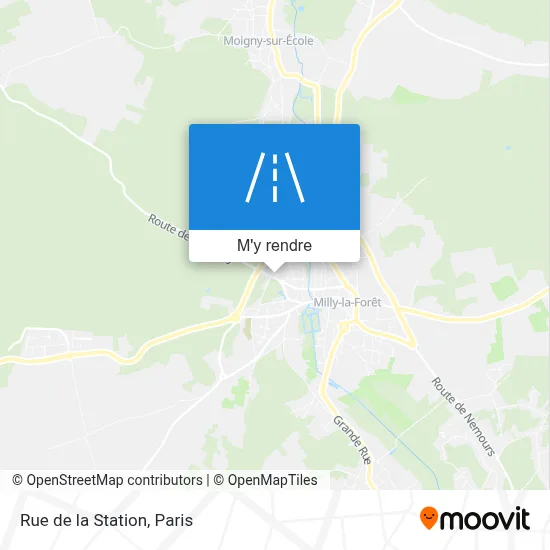 Rue de la Station plan