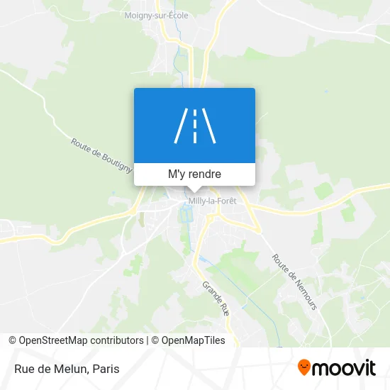 Rue de Melun plan